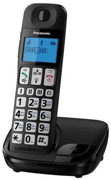 Радиотелефон DECT Panasonic KX-TGE110UCB, черный RC_KX-TGE110UCB фото