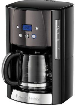 Кавоварка Russell Hobbs краплинна Matte Black, 1.8л, мелена, LED-дисплей, чорний RC_26160-56 фото