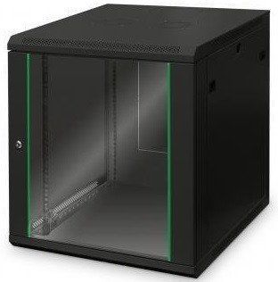 Шафа DIGITUS 19", 12U, 600x600 мм, Wall Mounting Dynamic Basic, чорна RC_DN-1912U-6/6-EC-SW фото