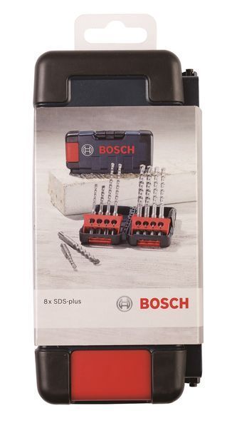 Набір ударних свердел бетону Bosch SDS-Plus-3, 5-10мм, 8шт. RC_2.607.019.903 фото