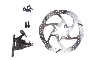 Тормоз дисковый TRP Spyre FLAT MOUNT из Адапт. передн. 160mm с ротором VT_DISC-058 фото