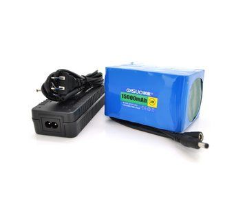 Акумуляторна батарея літієва QiSuo 24V 15Ah з елементами Li-ion 18650 (110x94x67) + зарядний пристрій U_26017 фото