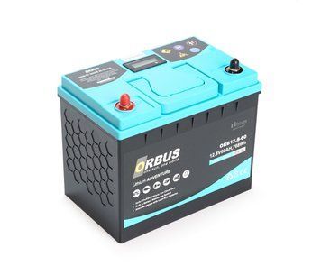 Акумуляторна батарея ORBUS LiFePO4 12,8V 60Ah,(30/80A) 260x168x210 mm, 8kg U_37489 фото
