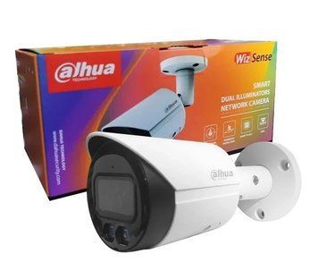 Відеокамера Dahua DH-IPC-HFW2449S-S-IL, 4 Мп, вулична, з подвійним підсвічуванням та мікрофоном U_31133 фото