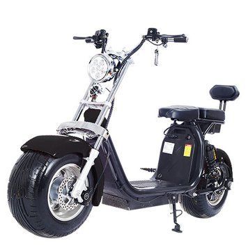 Електроскутер Citycoco Long 1500W, 60V12Ah, Black OL_50798 фото