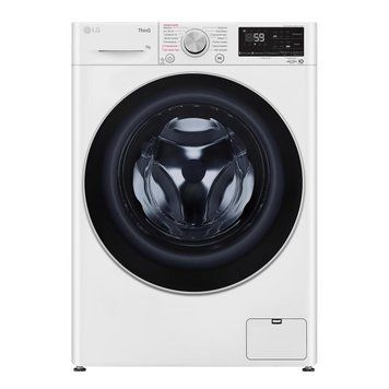 Стиральная машина LG фронтальная, 7кг, 1200, A+++, 48см, дисплей, пара, инвертор, белый RC_F2V5HS1WW фото