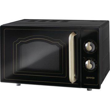 Микроволновая печь Gorenje, 20л, мех. управляющий, 700Вт, гриль, черный RC_MO4250CLB фото