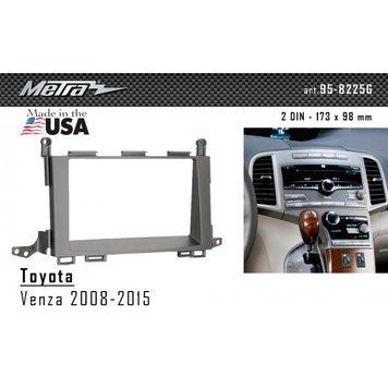 Переходная рамка Metra 95-8225G для Toyota Venza 2008-2015 AV_95-8225G фото