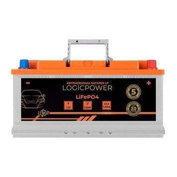 Автомобильный литиевый аккумулятор LogicPower LP LiFePO4 12V - 100 Ah (+ справа) BMS 1200А LP_24769 фото