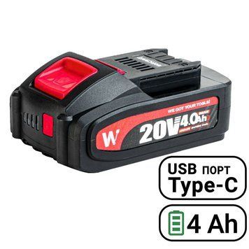 Акумуляторна батарея WORCRAFT CLB-20V-4.0S WM_13330 фото