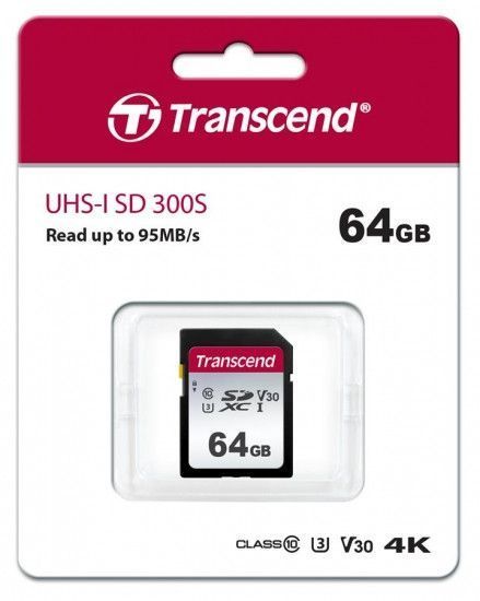 Карта памяти Transcend SDXC/SDHC 300S [TS64GSDC300S] RC_TS64GSDC300S фото