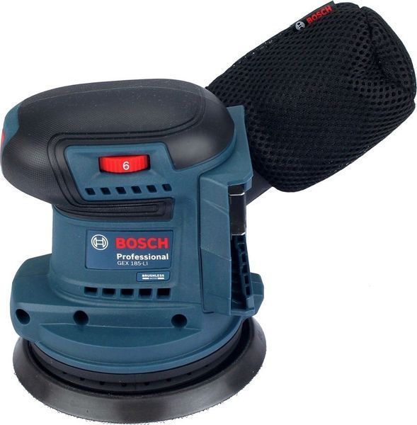 Шліфмашина ексцентрикова акумуляторна Bosch GEX 185-LI RC_0.601.3A5.020 фото