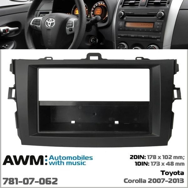 Перехідна рамка Toyota Corolla AWM 781-07-062 AV_781-07-062 фото