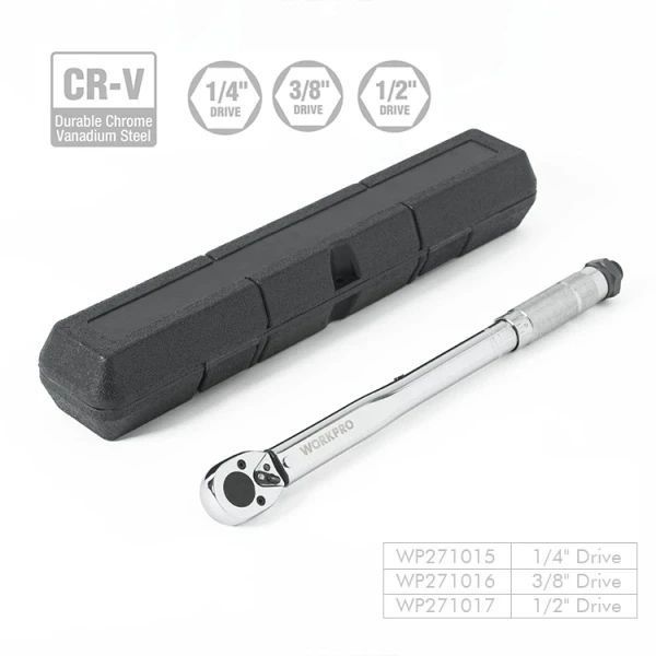 Ключ динамометричний WORKPRO 1/4" PRO WP271015 DC_409760 фото