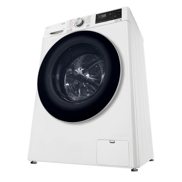 Пральна машина LG фронтальна, 7кг, 1200, A+++, 48см, дисплей, пара, інвертор, білий RC_F2V5HS1WW фото