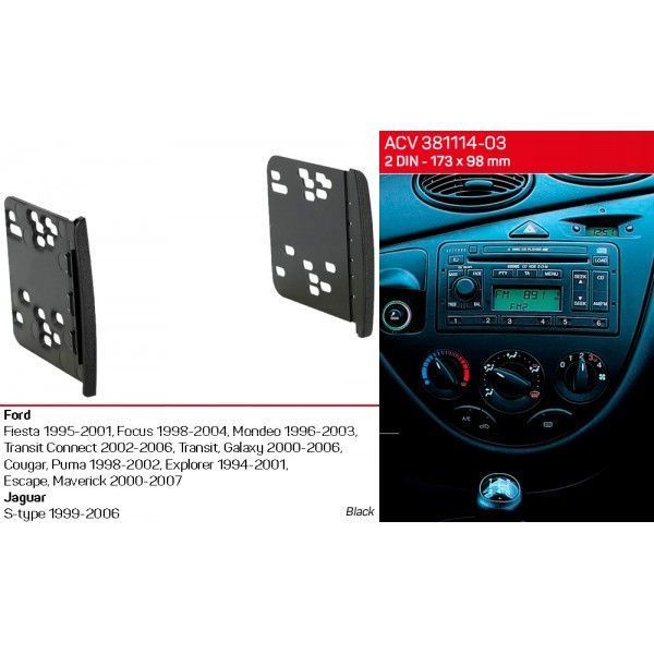 Переходная рамка ACV 381114-03 для Ford Transit, Fiesta, Focus, Galaxy, Mondeo AV_381114-03 фото