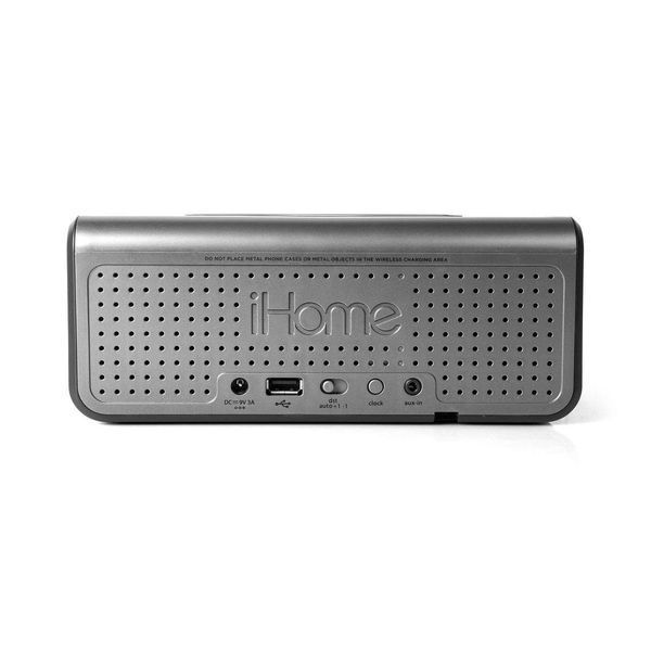 Акустическая док-станция iHome IBN350G, Qi Wireless Charging, BT, NFC, USB, Aux Mic RC_IBN350V2G фото