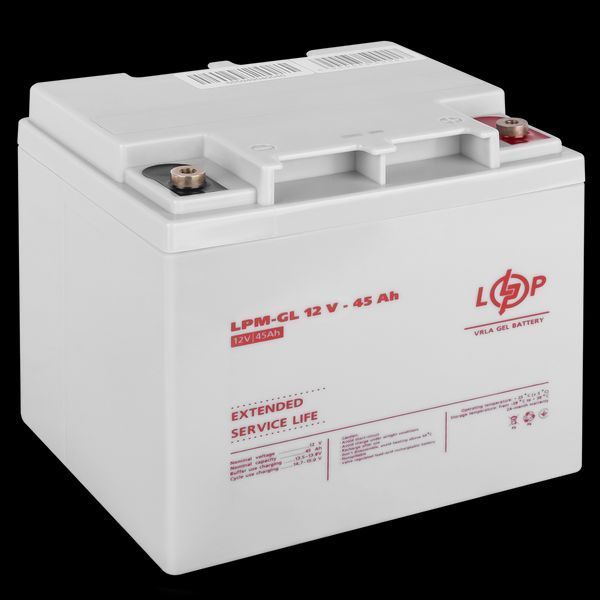 Акумулятор гелевий LPM-GL 12V - 45 Ah LP_20269 фото