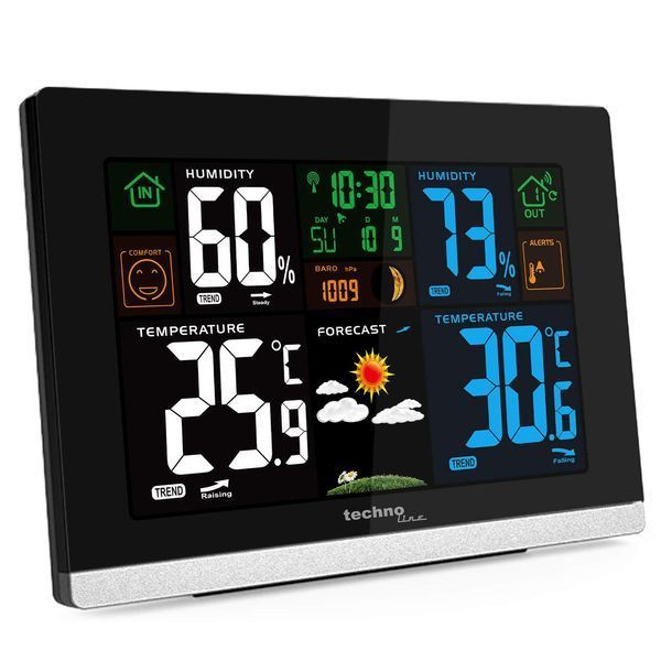 Метеостанція Technoline WS6462 Black (WS6462) (без акумулятора та зарядного пристрою) DS_DAS301179 фото