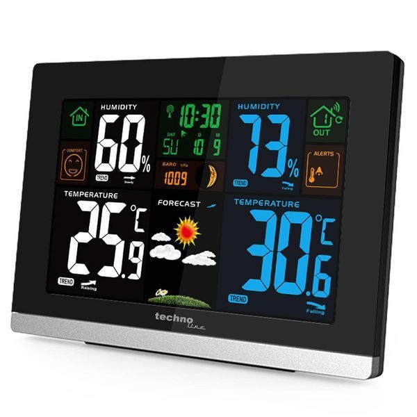 Метеостанція Technoline WS6462 Black (WS6462) (без акумулятора та зарядного пристрою) DS_DAS301179 фото