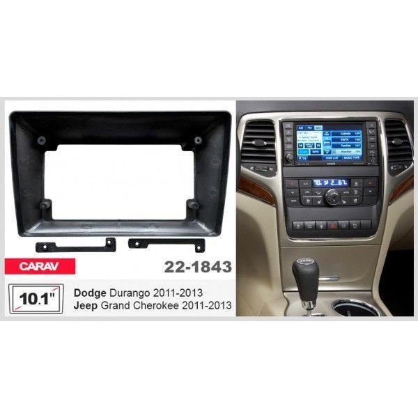 Переходная рамка Dodge Durango, Jeep Grand Cherokee Carav 22-1843 AV_22-1843 фото