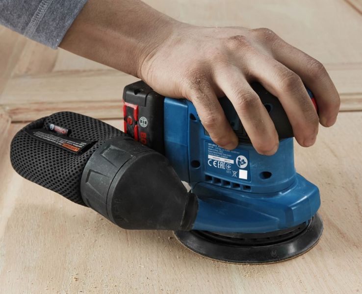 Шліфмашина ексцентрикова акумуляторна Bosch GEX 185-LI RC_0.601.3A5.020 фото