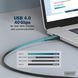 Digitus Кабель USB-C зарядки/синхронізації, 1м, USB 4.0 Gen3, 40G, 240W, 8K, силіконовий, чорний RC_AK-300344-010-S фото 9