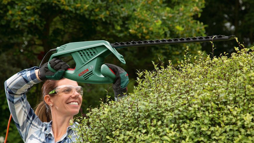 Кусторез Bosch EasyHedgeCut 55 450Вт 55см шаг реза 16мм 2.7кг RC_0.600.847.C02 фото