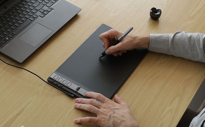 Графический планшет Huion 10.5"x6.56" H1061P, USB-C, черный RC_H1061P фото