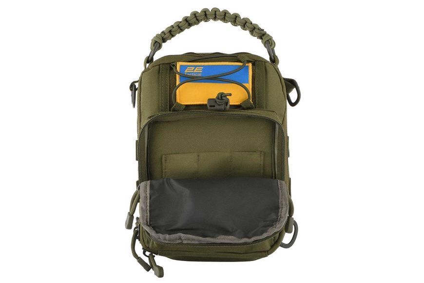 Сумка Слинг 2Е Tactical Laser Cut 2.5л зеленая RC_2E-MILSLIBAG-Y09L-OG фото