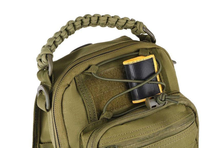 Сумка Слинг 2Е Tactical Laser Cut 2.5л зеленая RC_2E-MILSLIBAG-Y09L-OG фото