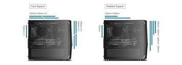 Корпус SilverStone Fara FAV1MB-PRO без БП, 2xUSB3.0, 2xUSB2.0, 1x120мм, ARGB VGA 379мм, LCS ready, TG Side RC_SST-FAV1MB-PRO фото