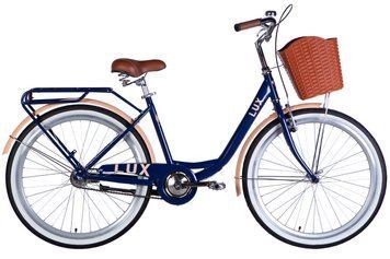 Велосипед ST 26" Dorozhnik LUX Velosteel рама-17" синій 2025 VT_OPS-D-26-289 фото