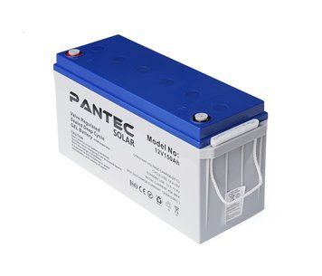 Аккумуляторная батарея PANTEC 150-12 GEL 12V 150 Ah (483 x 170 x 238), 43.6 kg Grey Q1/48 U_37504 фото