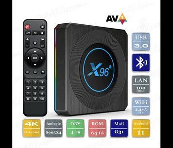 Медіа приставка X96 X4 4/64 (Android 11, Amlogic S905X4, 2.0GHz, Cortex A55, Quad Core, 4GB RAM DDR4, 64GB U_25574 фото