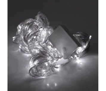 Гірлянди 330LED Водоспад (White), 8 режимів, 3*2метри, прозора ізоляція U_33576 фото