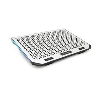 Подставка под ноутбук IceCoorel A17, 10-15.6", 6*80 мм 1800&plusmn;10% RPM, корпус - пластик+алюмин., 2xUSB 2.0, U_31506 фото