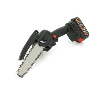 Акумуляторна ланцюгова пилка Mini Chain Saw 15cm, 24V, зарядний + акумулятор, Case U_36233 фото