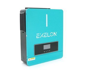 Гібридний інвертор Exelon ECP-6200/48, 6200VA, 48V, струм заряду 0-120A, MPPT (60-450VDC, 22A), 420x350x110mm, 8.9 kg U_37172 фото