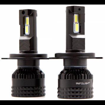 Світлодіодні LED лампи Infolight S2 H4 VW 6500К 12V-60W +(CANBUS) (Inf S2 H4) MA_Inf S2 H4 фото