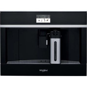 Кофемашина Whirlpool встроенная, 2.5л, зерно+молотая, автомат.капуч, дисплей, авторецептов -13, черный RC_W11CM145 фото