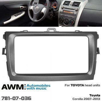 Переходная рамка AWM 781-07-036 для Toyota Corolla 2007-2013 AV_781-07-036 фото