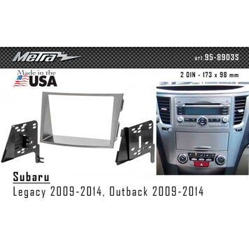 Переходная рамка Metra 95-8903S для Subaru Legacy 2009-2014,&nbsp;Outback 2009-2014 AV_95-8903S фото