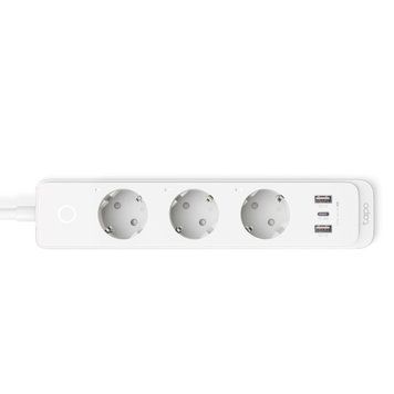 Умный сетевой фильтр Tapo P300 N300 BT 10A 2300W 3xSchuko 2xUSB 3.0 PD QC3.0 TP-Link RC_TAPO-P300 фото