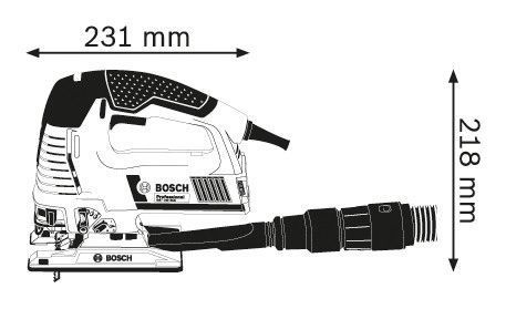 Лобзик Bosch GST 160 BCE, 800Вт, 800-3000 об/хв 2.3кг. RC_0.601.518.000 фото