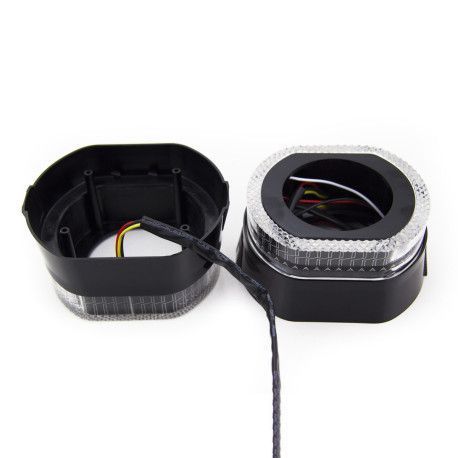 Маски 2,5" 3D O-Type LED White (Белый) KL_5366 фото