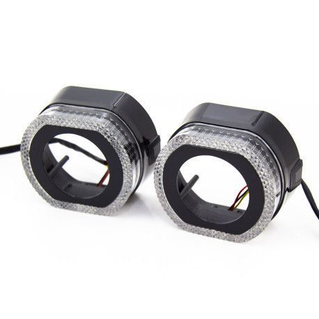 Маски 2,5" 3D O-Type LED White (Белый) KL_5366 фото