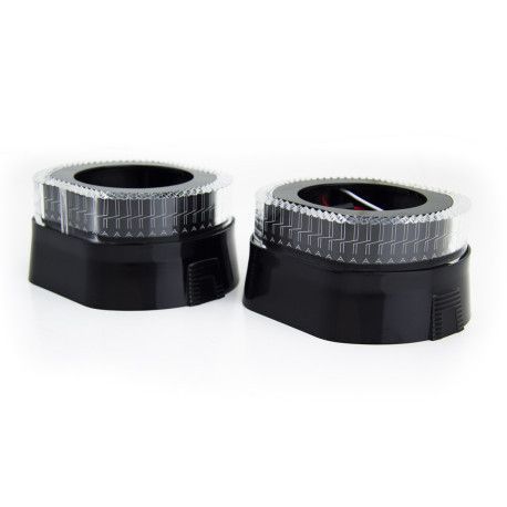 Маски 2,5" 3D O-Type LED White (Белый) KL_5366 фото