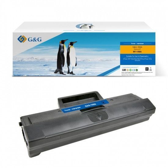 Картридж G&G до HP 106A M107a/107r/107w/135a/135r/135w/137fnw W1106A Black (1000 стор) RC_G&G-106A фото