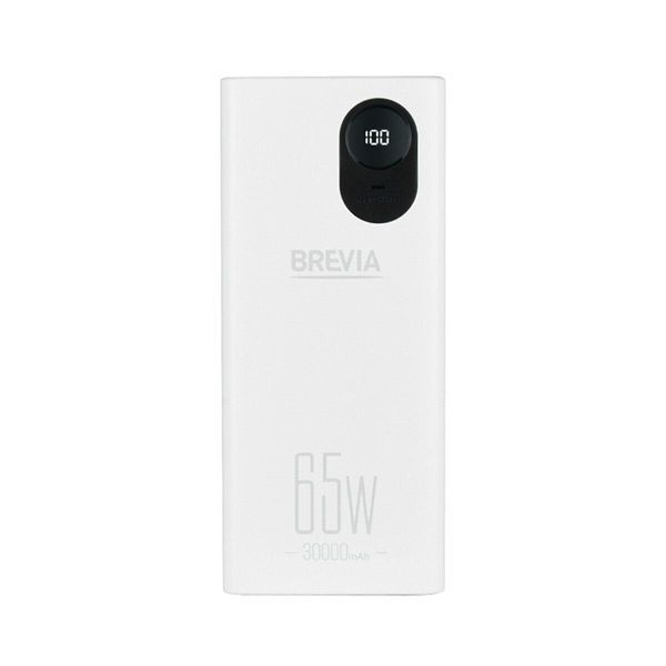 Універсальна мобільна батарея Brevia 30000mAh 65W Li-Pol, LCD LI_45365 фото
